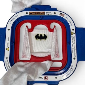 Sock Hoop™ Embroidery Aid Insert For 5.5" Mighty Hoop DIY fun fashion accessories.