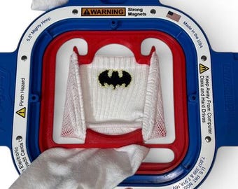 Sock Hoop™ Embroidery Aid Insert For 5.5" Mighty Hoop DIY fun fashion accessories.