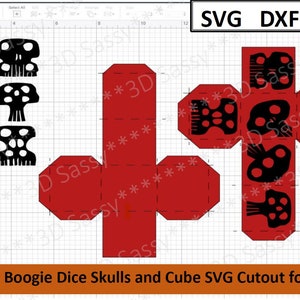 Oogie Boogie Würfel SVG Cricut Design Space
