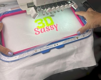 8X13 Mighty Hoop Top Stabilizer Holder | Water Soluble Embroidery Tool