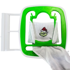 Sock Hoop™ Insert Singer Futura XL and Quartet Series |  Embroidery Tool (4"x4")