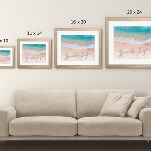 Beach Decor, Beach Life Printable Wall Art, Writing in the Sand Wall ...