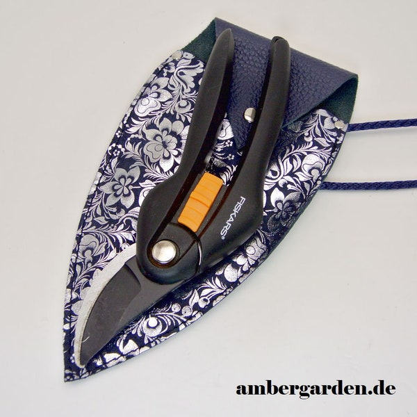 Gartenschere Holster, echt Leder, Etui Gartenschere, Werkzeugtasche, Gartengeräte, Gartenzubehör, handmade