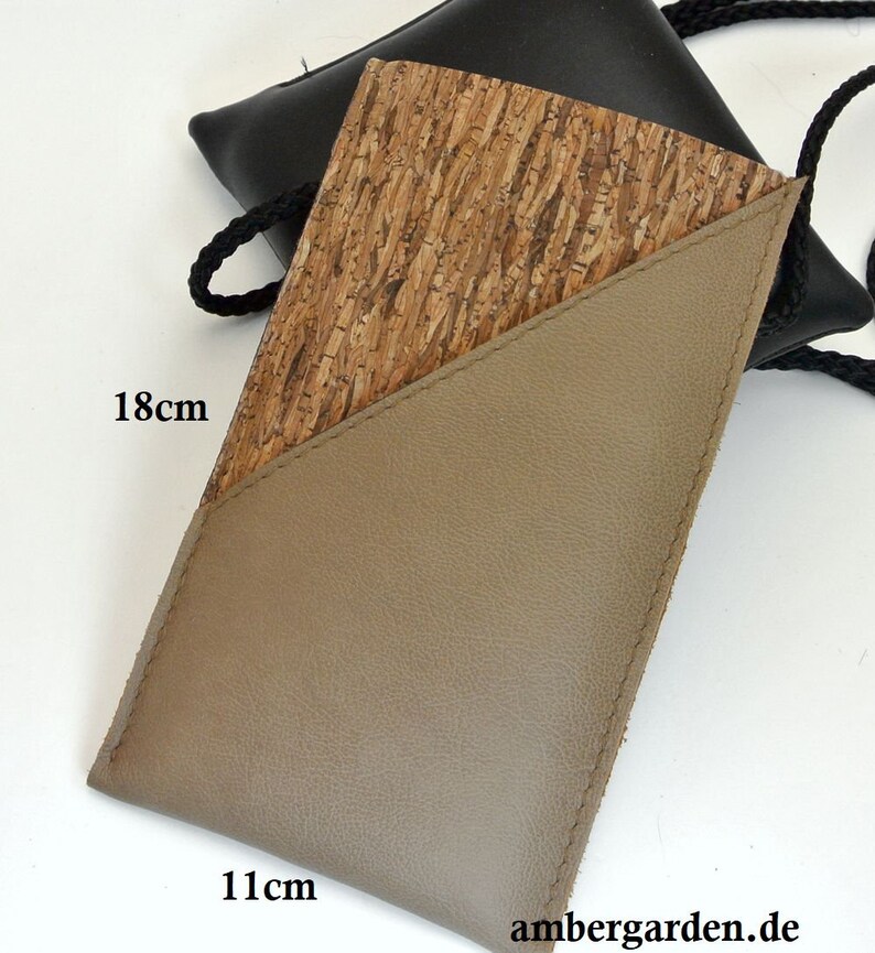 Elegant Leather Cork Case for Mobile Phone Smartphone Iphone Etsy
