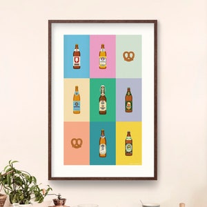 Munich Beer – Illustrated Art Print