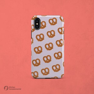 Pretzel Pattern – Illustrated Art  – Tough Phone Case | iPhone - Samsung - Google - LG