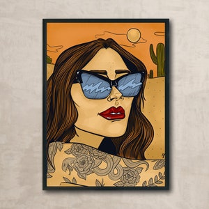 11x14 &quot;Desert Girl&quot; Digital Print