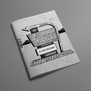 American Standard Short Graphic Novel, Abstract Comic Visual Essay, Motel Illustrated Book