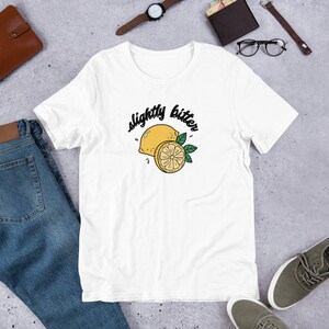 Slightly Bitter Funny Illustrated Short-Sleeve Unisex T-Shirt