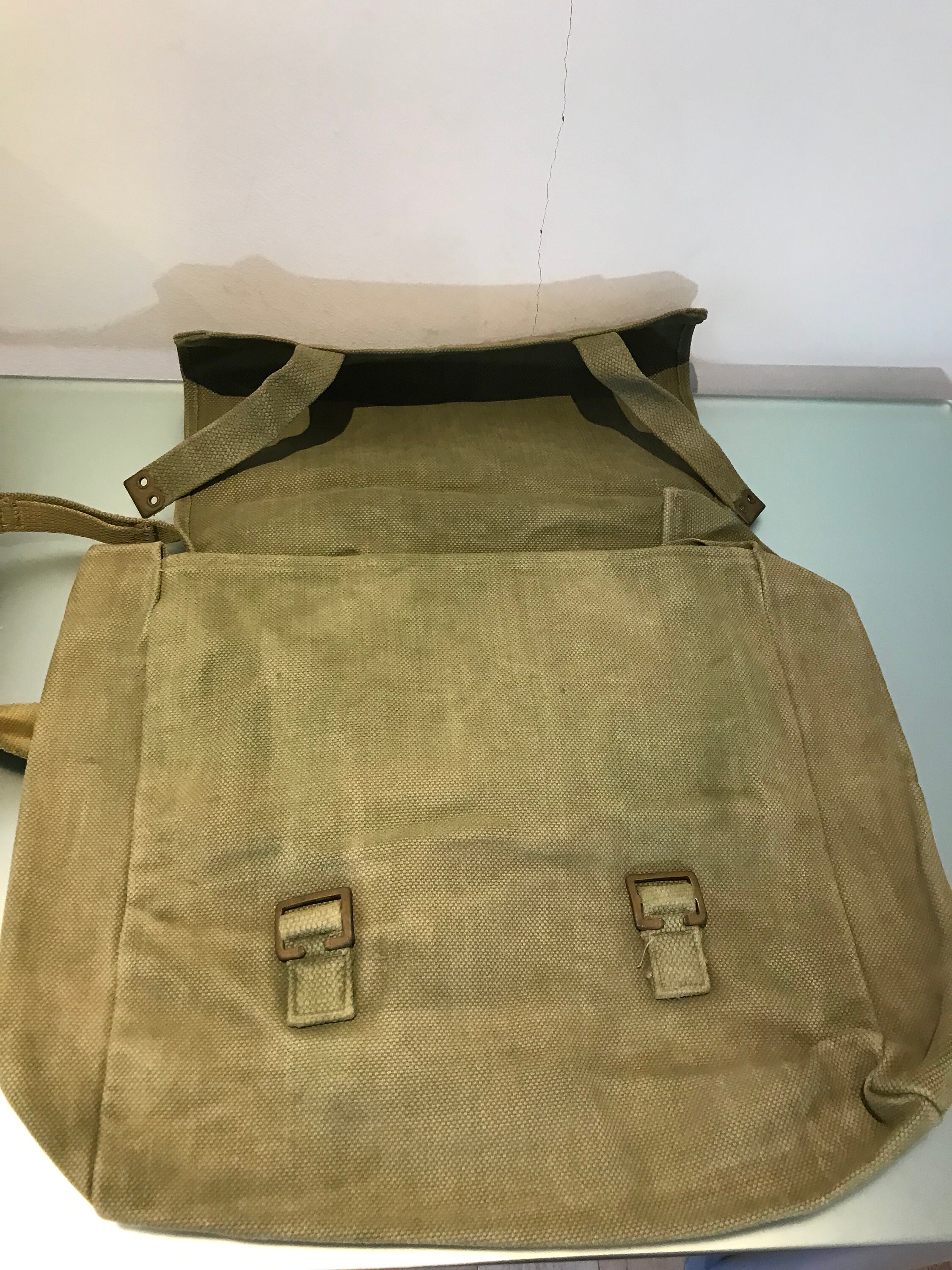 100 Original British army Bag canvas olive military Messenger Etsy