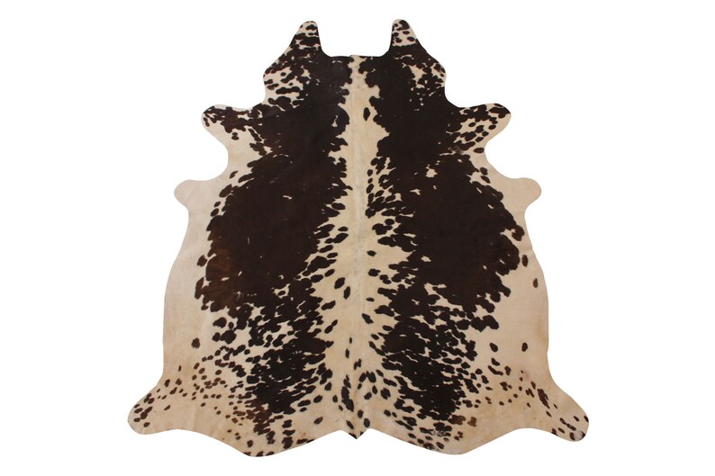 Australian Cowhide Rug Black And White 5x5 Ft Large Premium Etsy