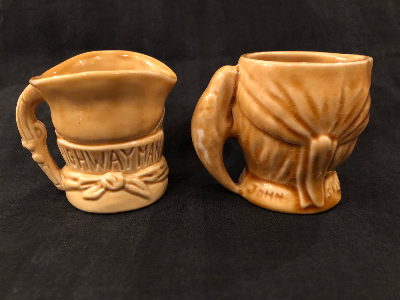 Miniature Lancaster Sandland Toby Jugs Pair Etsy.de