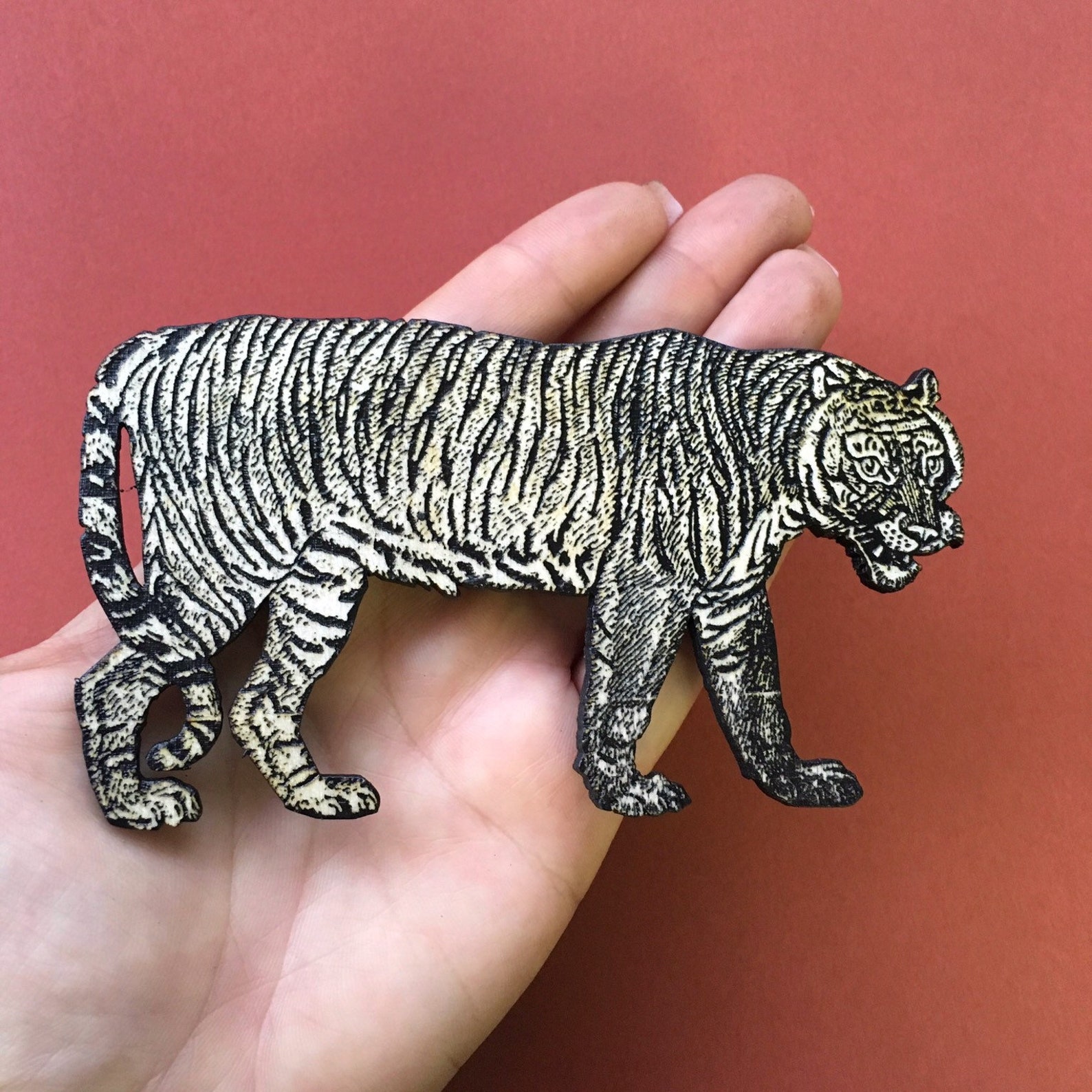 Tiger Antique Tiger Gift Tiger Lover Hostess Gifts Etsy