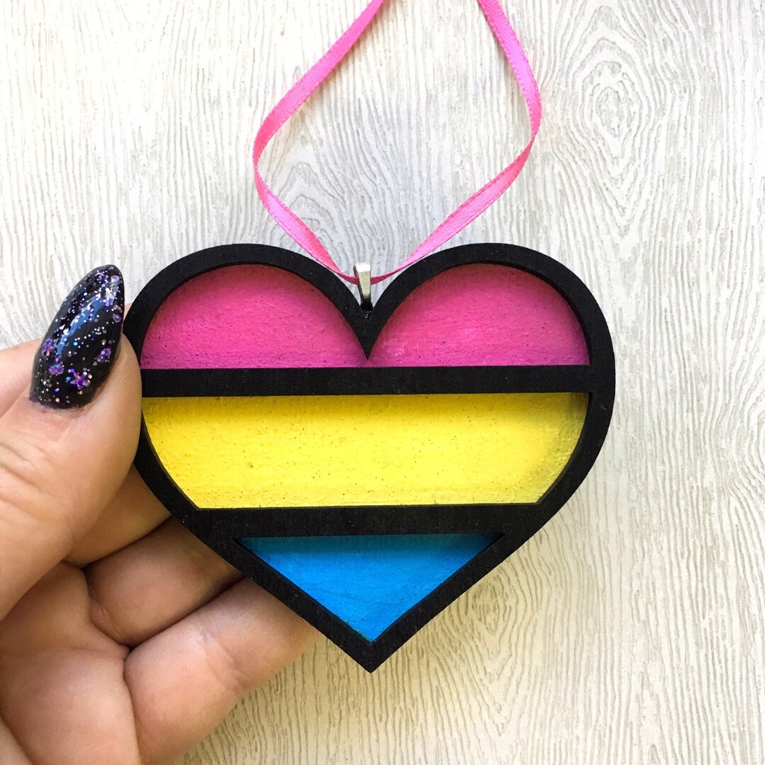 Pan Pride Ornament, Pansexual Pride Pansexual Flag, LGBTQ LGBTQIA