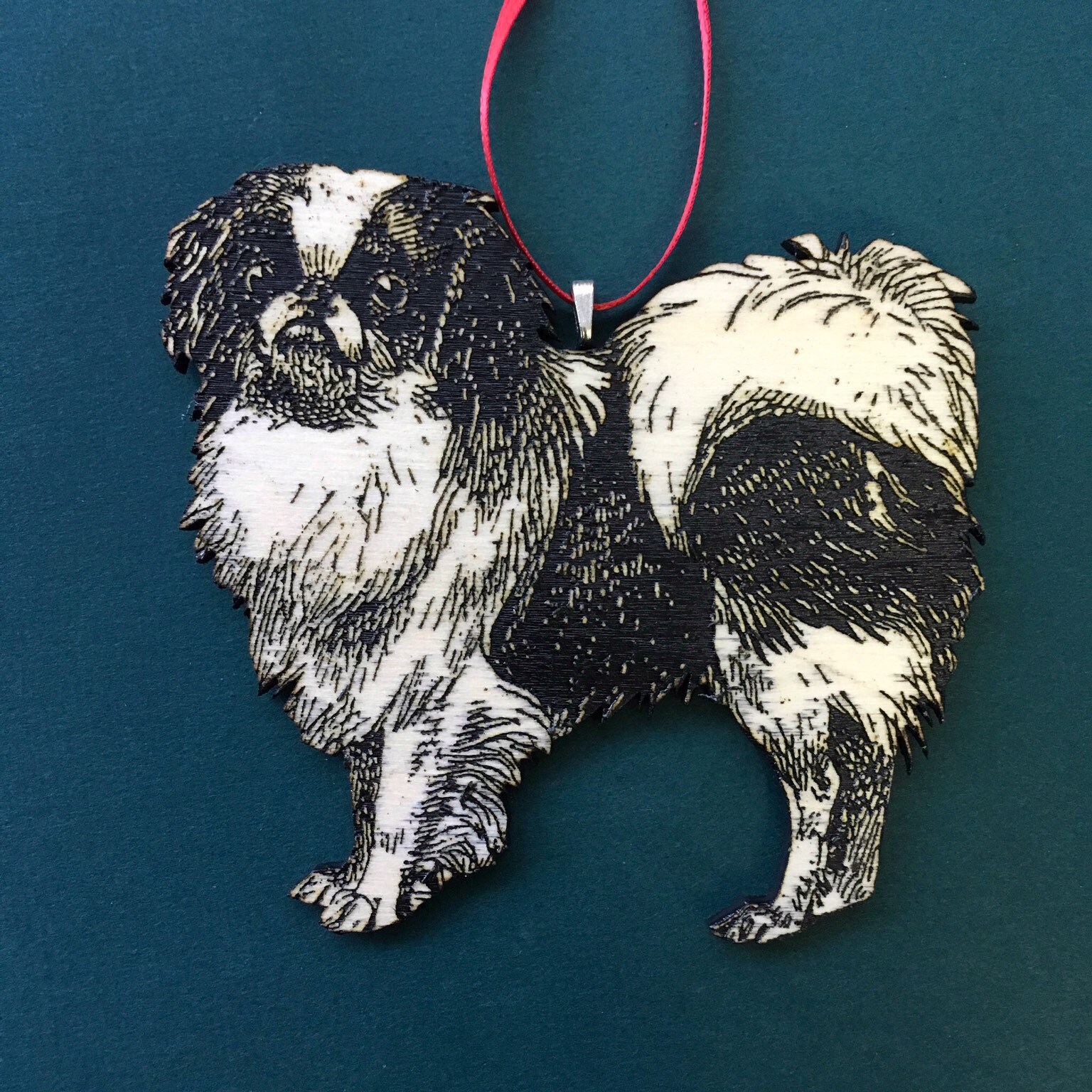 Japanese Chin Ornament Japanese Spaniel Gift Dog Memorial Etsy