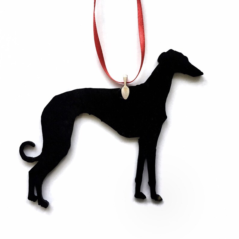 Greyhound Christmas Ornament Dog Christmas Ornament Etsy