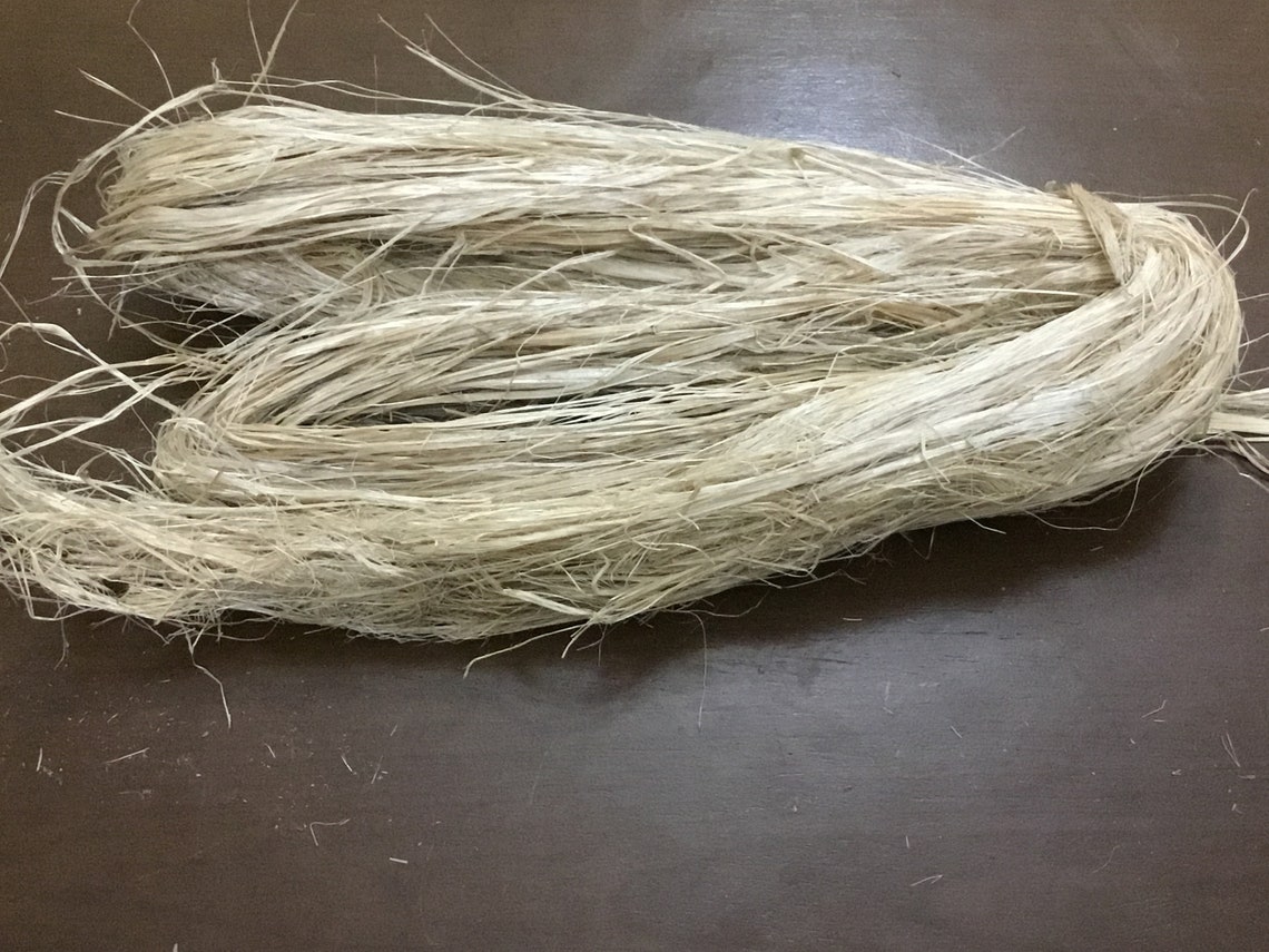 Natural Banana Fibre obtained directly from the stem of the Etsy