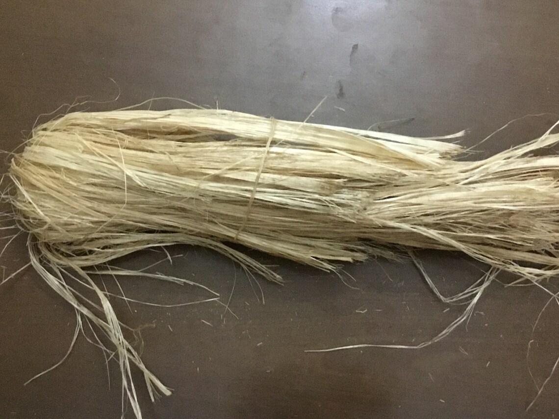 Natural Banana Fibre obtained directly from the stem of the Etsy