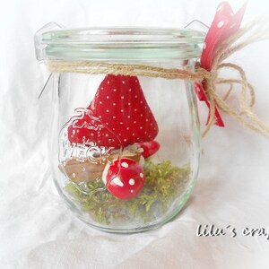 Happiness in a jar with mushroom image 3