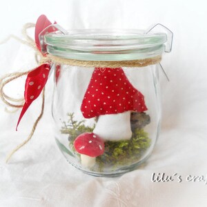 Happiness in a jar with mushroom image 2