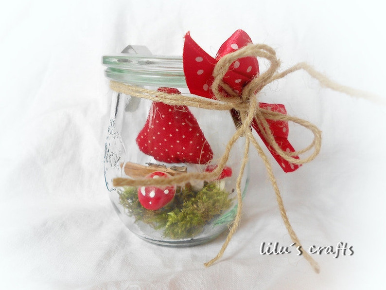 Happiness in a jar with mushroom image 1