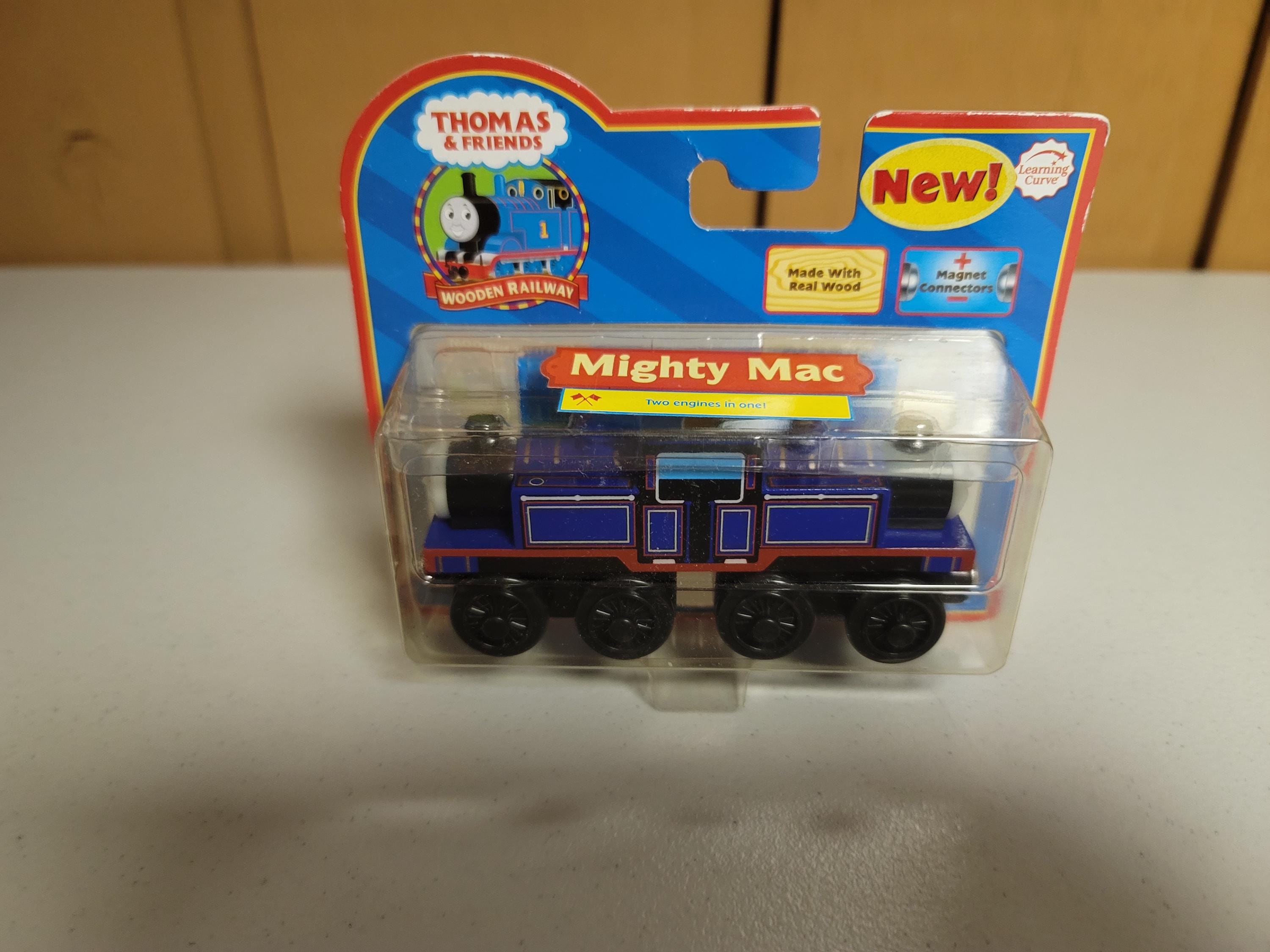 Thomas Wooden Railway Mighty Mac Two Face Train New in Box - Etsy