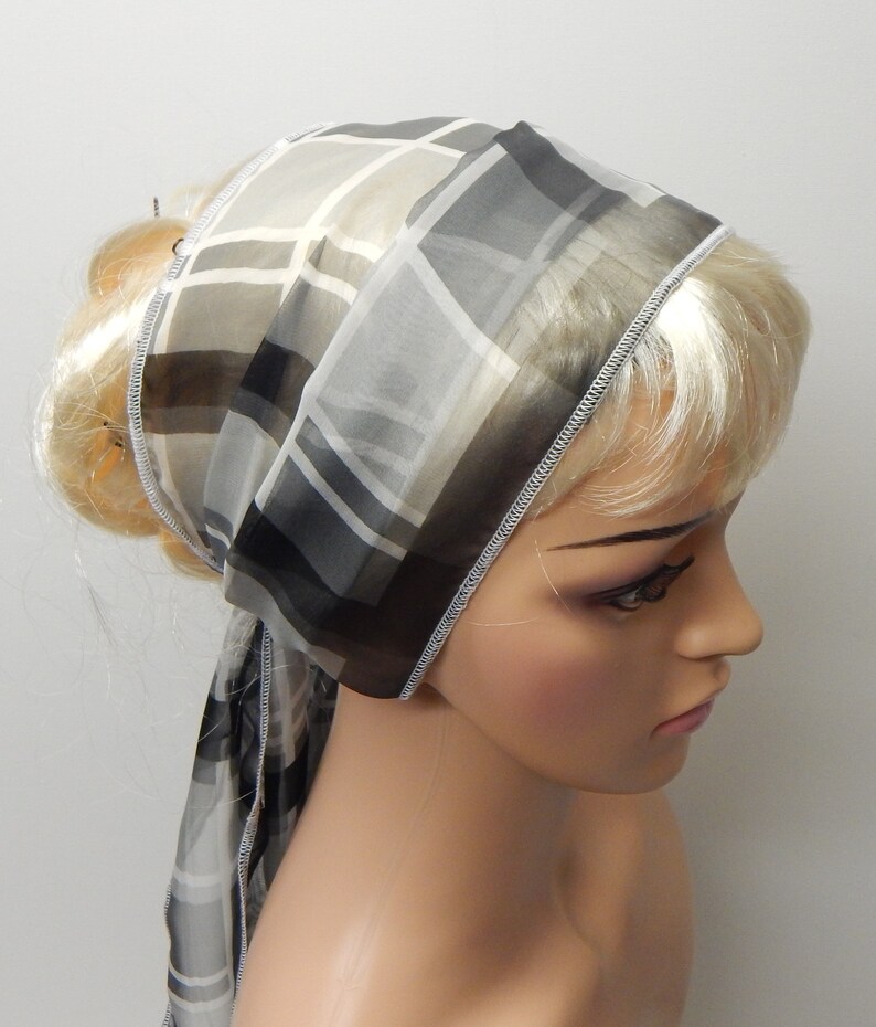 chiffon head wrap