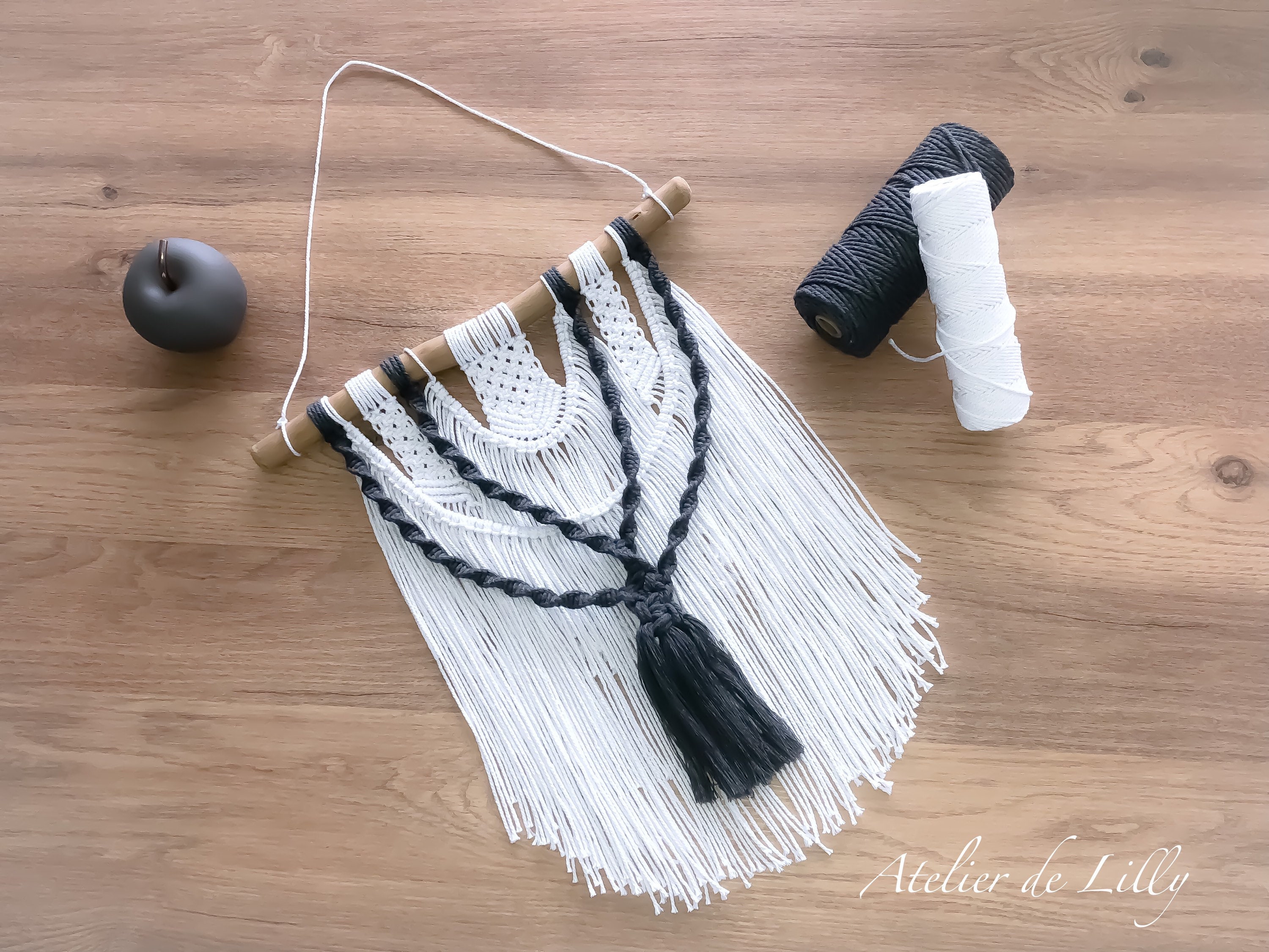 Macramé Mural Bi Color