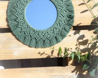 Miroir Macramé