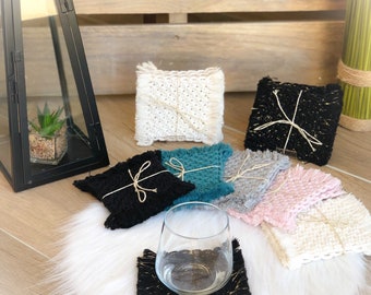 Macrame coasters