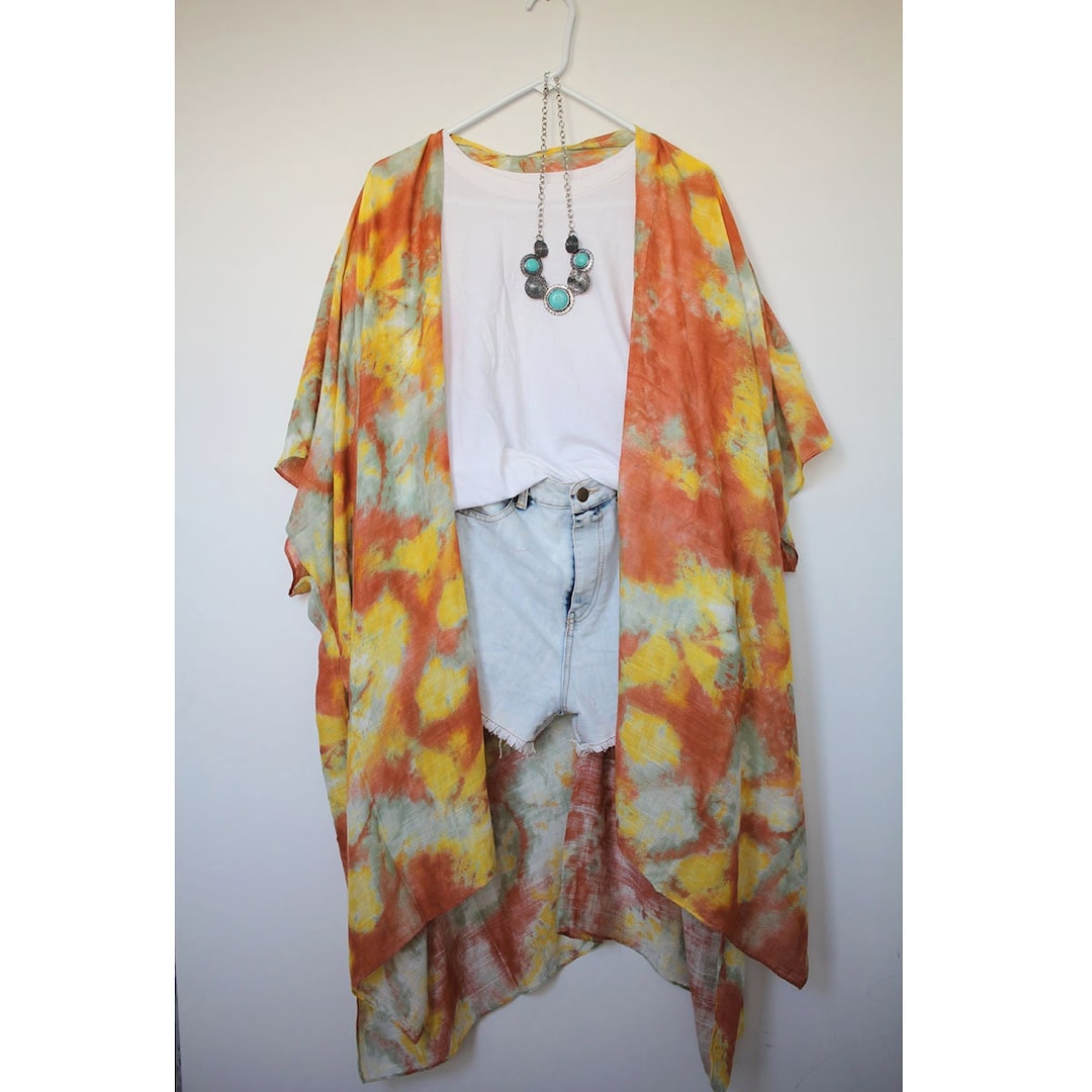 Women Swimsuit Cover up Bathing Suit Kimono Beach Dress Ivory