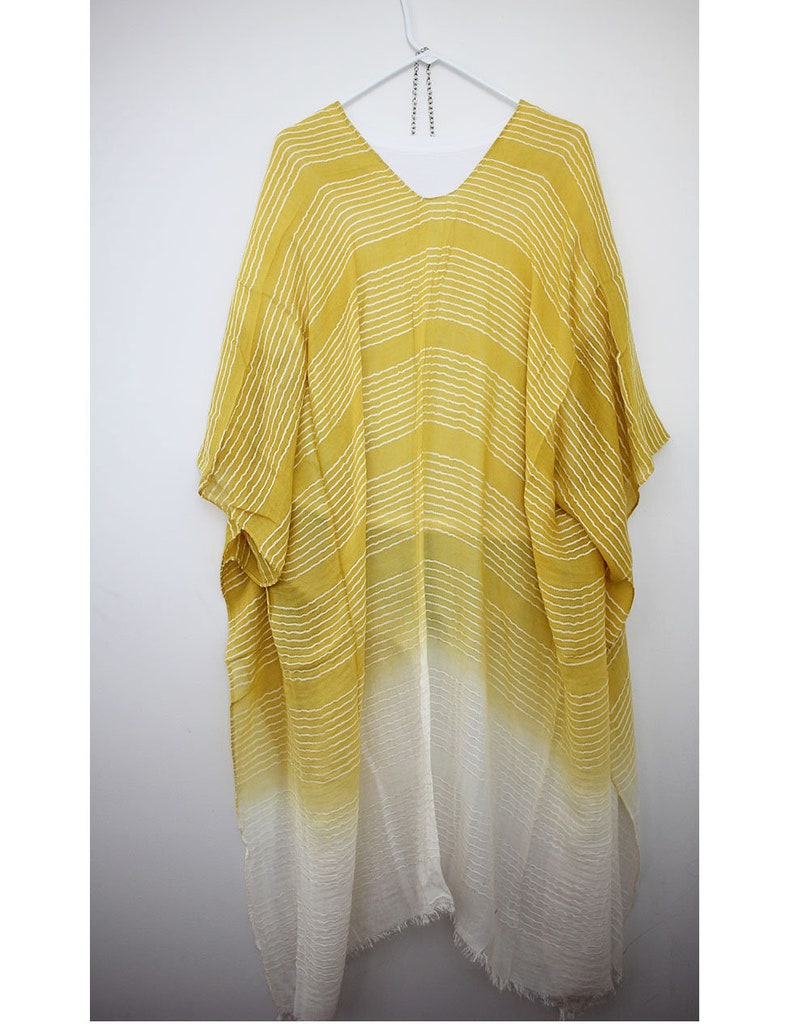 Kimono Green Kimono Daisy Flower Summer Dress for Women Etsy