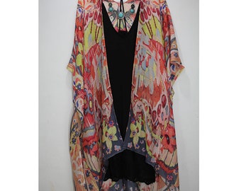 Kimono, bohemian Kimono, Summer Dress for Women, Holiday Dress,