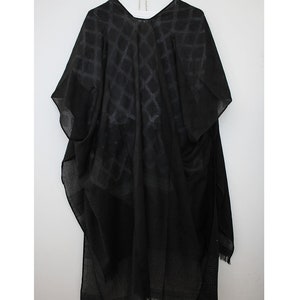 Kimono, Black Soft Kimono Solid color, Summer Dress for Women, Holiday Dress, image 2