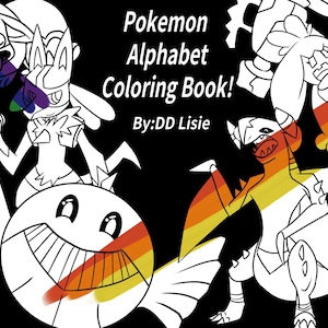 Pocket Monster Alphabet Coloring Pages