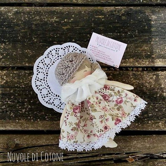 Personalizzato Flower Girl Damigella Bambola di pezza Amore Cuore Regalo Di Nozze Vestito