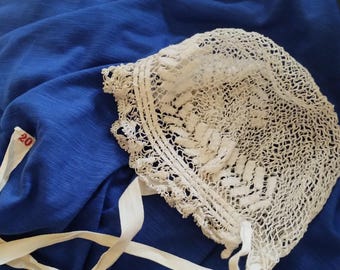 Vintage Baby Mütze 1920er Jahre