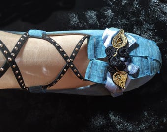 Regency Style geschnürte Pantoffel ""Charlotte"""