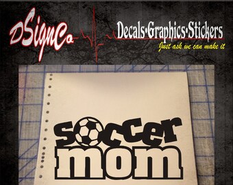 Soccer mom Vinyl Decal Sticker