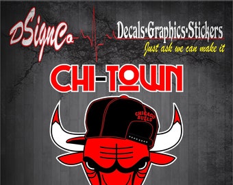 Chicago Bulls Vinyl Decal Sticker