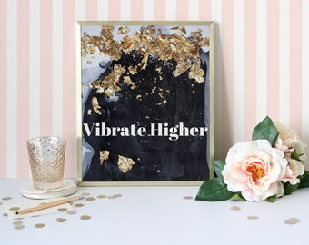 office decor for women desk instant download vibrate higher art print vibes wall decor inspirational quotes spiritual gold art office decor for women black women etsy office decor for women desk instant download vibrate higher art print vibes wall decor inspirational quotes spiritual gold art office decor for women black women etsy