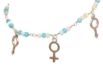 thumbnail image 2 of Kinkbling Stainless Steel Hotwife Anklet - Heart Curb Link Chain, Lobster Closure, Adjustable 23cm - Silver 2 of 2