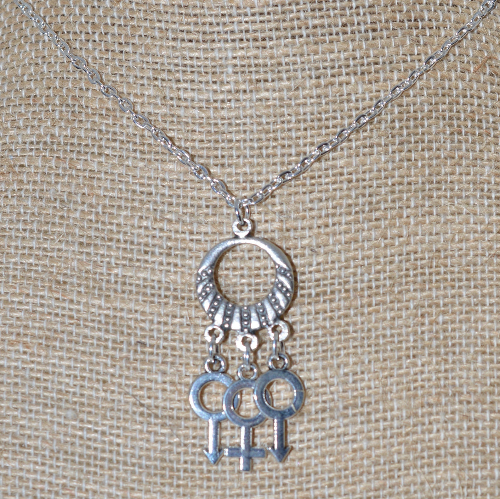 Hot Wife Pendant Necklace Threesome Necklace Mfm Fmf  Etsy