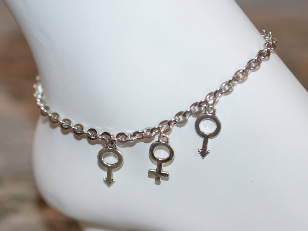 Hot Wife Anklet Threesome Anklet MFM Anklet Silver Anklet Etsy