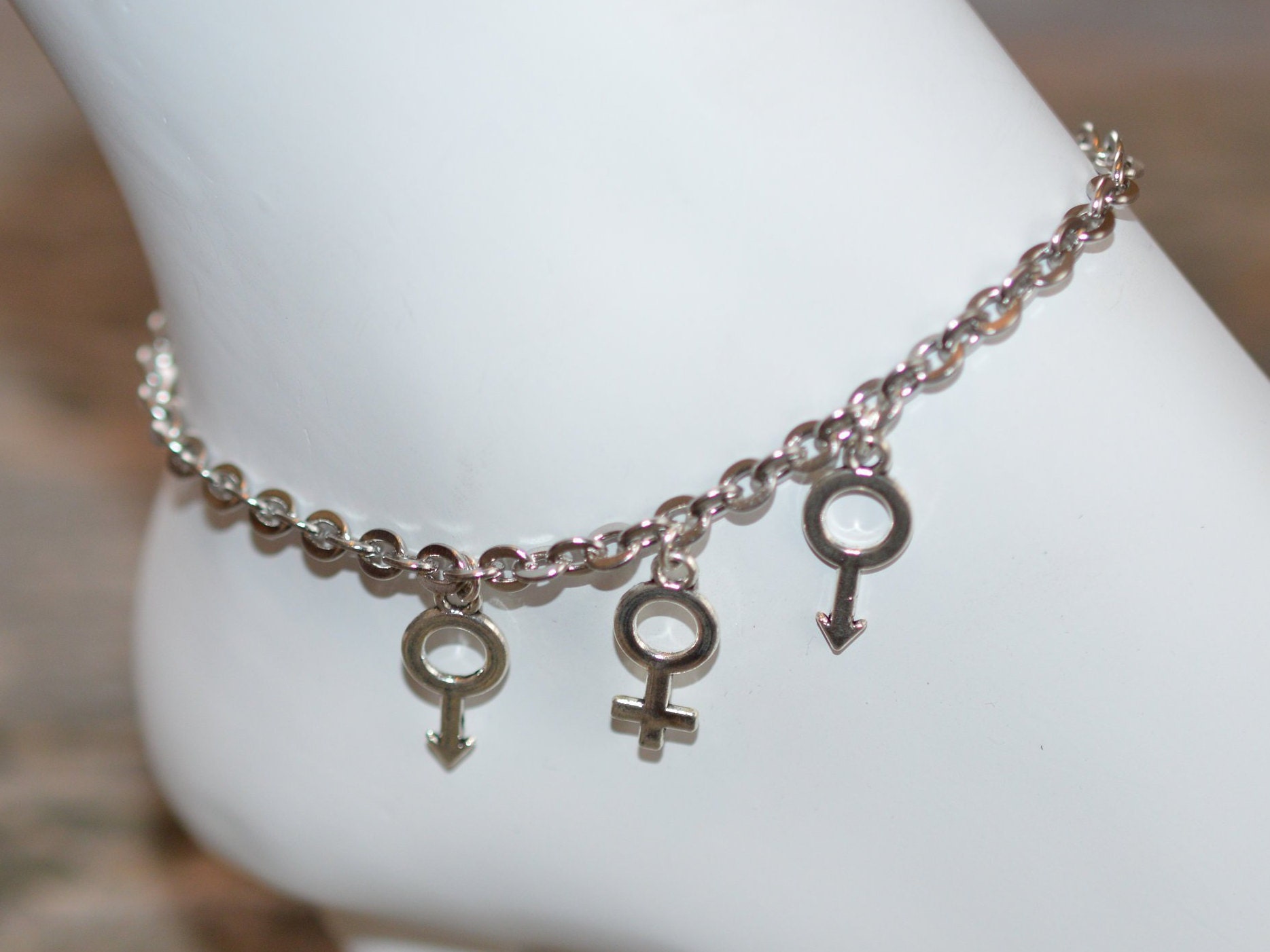 Hot Wife Anklet Threesome Anklet Mfm Anklet Silver Anklet Etsy