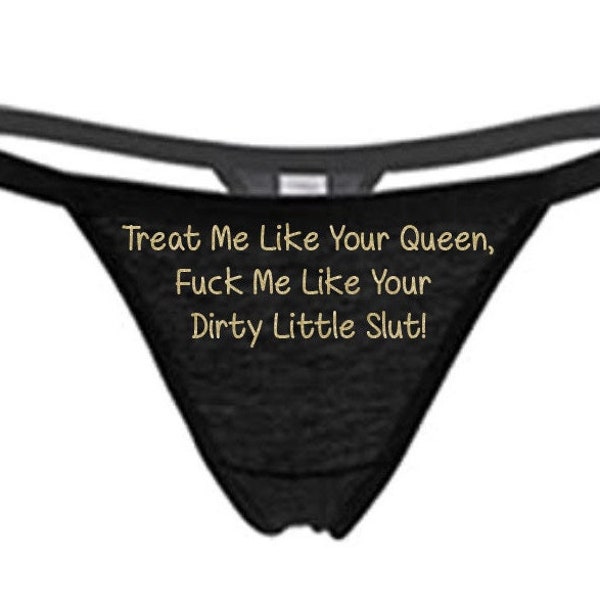 Fuck Me Thong Etsy