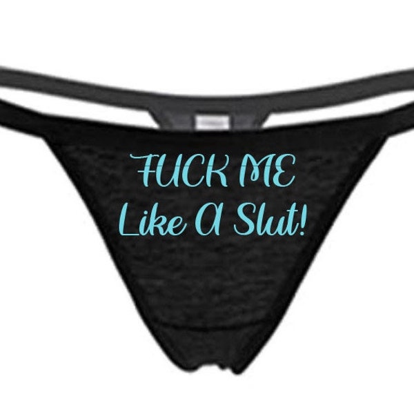 Fuck Me Panties Etsy