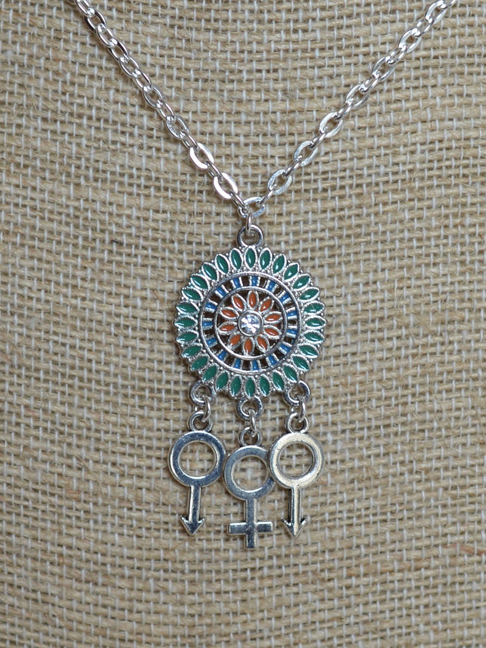 Hot Wife Pendant Necklace Threesome Necklace Mfm Fmf  Etsy