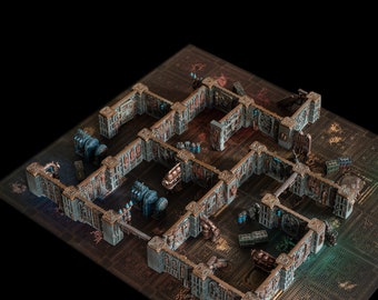 Kill Team Into the Dark-modular system of walls, doors
