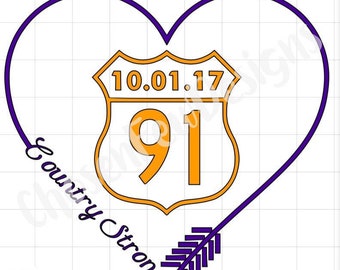 Route 91 Survivor Decal
